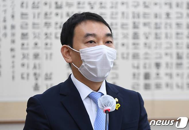김용민 더불어민주당 의원. 2020.9.21/뉴스1 © News1 박세연 기자