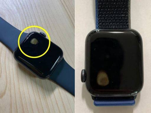 애플이 최근 출시한 스마트워치 ‘애플워치SE’에 원인을 알 수 없는 발열 현상이 나타났다는 사례가 이어지고 있다. 온라인커뮤니티, 연합뉴스