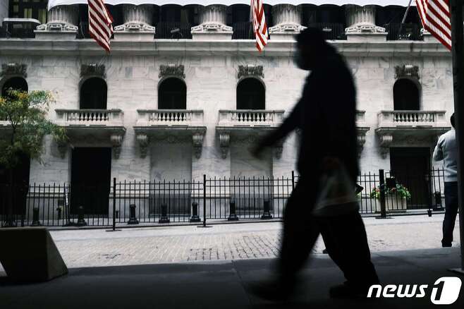 미국 뉴욕증권거래소(NYSE). © AFP=뉴스1