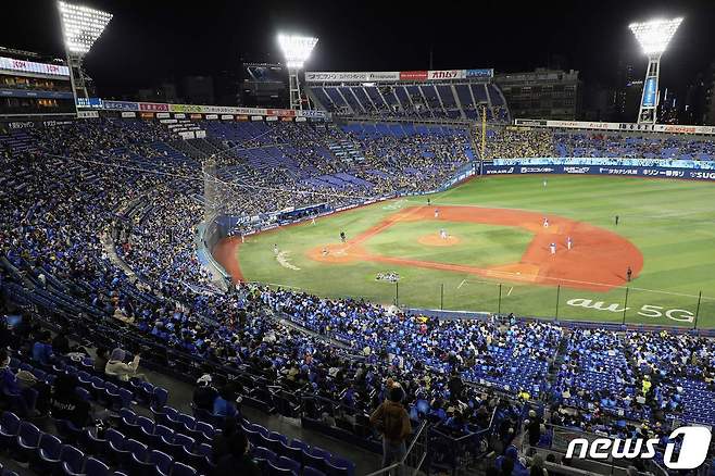 코로나19 발생 전 요코하마 스타디움의 경기 모습 © AFP=뉴스1