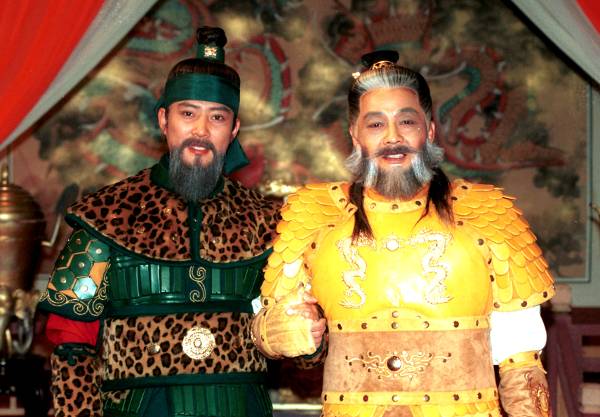 최수종과 견훤을 연기한 서인석. KBS 제공