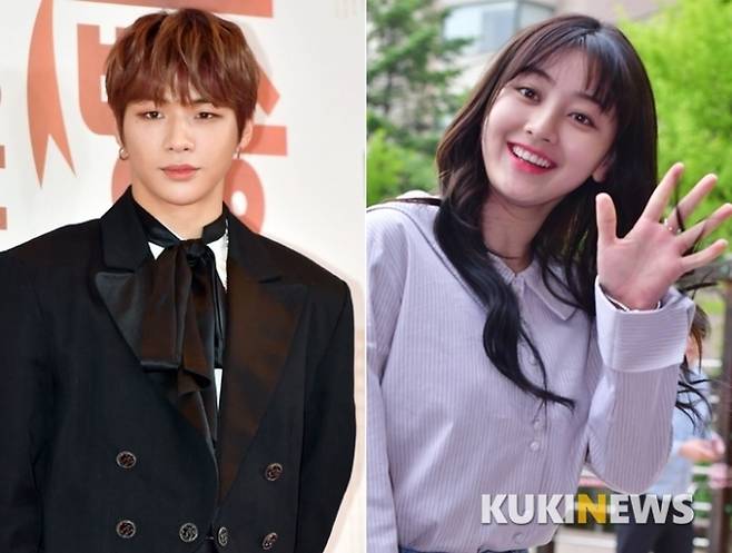 ▲사진=가수 강다니엘·트와이스 지효. 쿠키뉴스DB