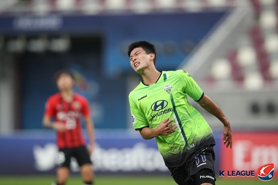 전북 현대는 22일 열린 상하이 상강전 1-2로 패배하며 H조 3위에 머물렀다. 한국프로축구연맹