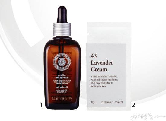 1 라치나타 미라클 오일 100ml 3만4천9백원. 2 피부박사강박사 라벤더 크림 2주 스킨핏 프로그램 2만9천9백원.