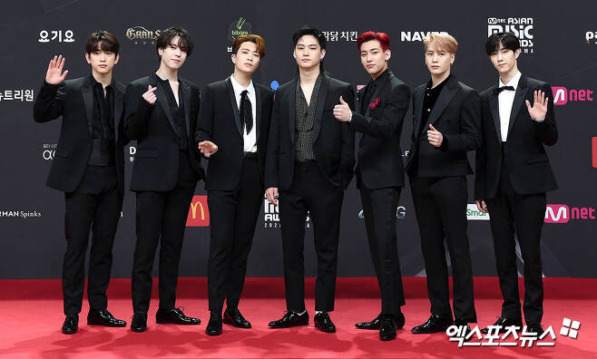  Samsung Group I GOT7 is on the red carpet at the 2020 Mnet Asian MUSIC Awards (Mnet Asian Music Awards) on the afternoon of June 6th with card not present transactions.