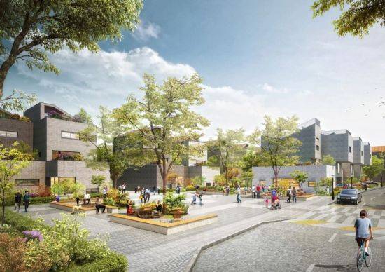 청라 푸르지오 라피아노 단지 투시도