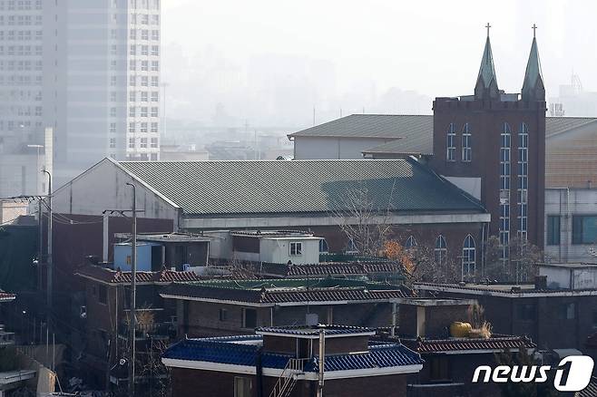 26일 서울 성북구 사랑제일교회 모습. 2020.11.26/뉴스1 © News1 이승배 기자