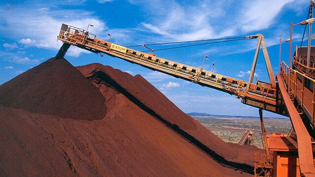호주 최대 철광석 수출업체 가운데 하나인 리오틴토가 소유한 필바라 철광석 광산 모습. 리오틴토 제공