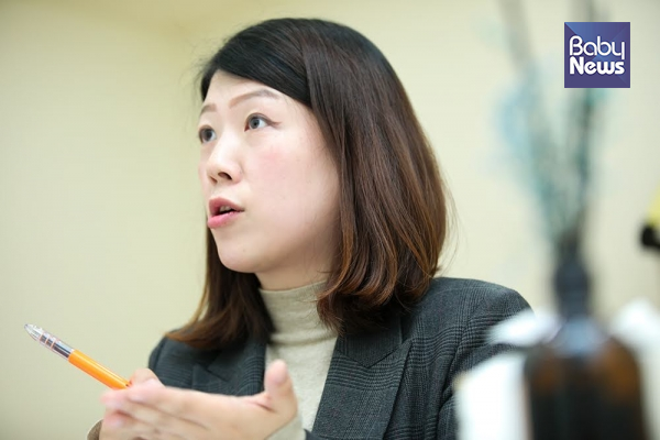 김승언 터치아이발달센터 대표는 "자폐성향이 있는 아이들에 대해 좀 더 다른 시선을 갖고 더 많은 기회를 주고 싶다"면서 "이미 결정된 거라고 얘기하면 부모님들도 더 노력할 게 없어진다. 사실 노력하고 싶은 의욕이 생기지 않는 것"이라고 전했다. 최대성 기자 ⓒ베이비뉴스