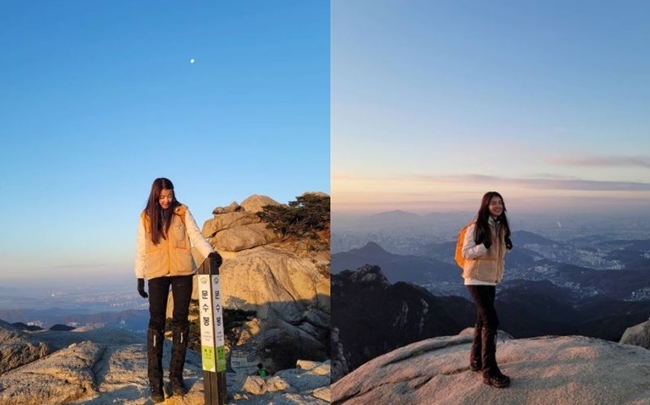 Actor Lee Si-young climbed Bukhansan Munsubong early in the morningLee Si-young posted several photos on his personal Instagram account on December 23, with the words: I started at 4 a.m. and got on Bukhansan Munsubong before sunrise (feat. wartime and sweaty TV).The photo shows Lee Si-young, who is on the moon peak and looks at the beautiful morning glow.Around them, entertainment, YouTube staffs are gathered to guess their hard work.Lee Si-young also said, Its the first time Ive ever filmed a sunrise. Its too exciting and happy.Of course, my hair was frozen (stapps were frozen) and my legs were rattled with runny nose, but it was a very glorious time for me to like climbing. 