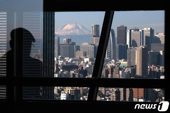 고층건물에서 본 도쿄의 도심. © AFP=뉴스1