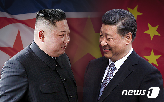 김정은 북한 국무위원장과 시진핑(習近平) 중국 국가주석의 모습. © News1 최수아 디자이너