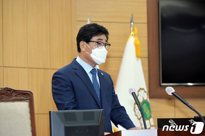 광양시의회 진수화 의장© 뉴스1