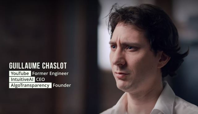 기욤 샬로(Guillaume Chaslot) 전 구글 엔지니어 . 넷플릭스 다큐멘터리 ‘소셜 딜레마’ 캡처