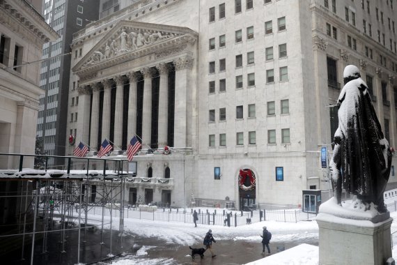 미국 뉴욕 증권거래소(NYSE) 전경 /사진=로이터뉴스1