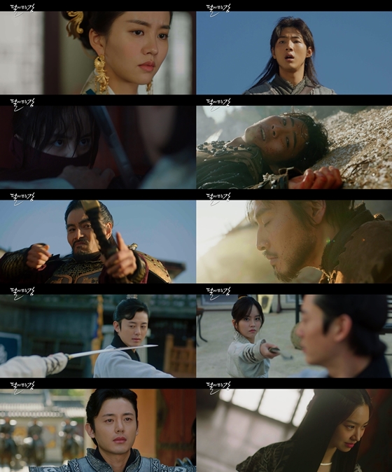 8일 KBS2 '달이 뜨는 강'이 2차 스페셜 영상을 공개해 고구려의 복잡한 정세 속에서 펼쳐지는 김소현과 지수의 운명적 사랑을 포착했다. /사진=빅토리콘텐츠 제공