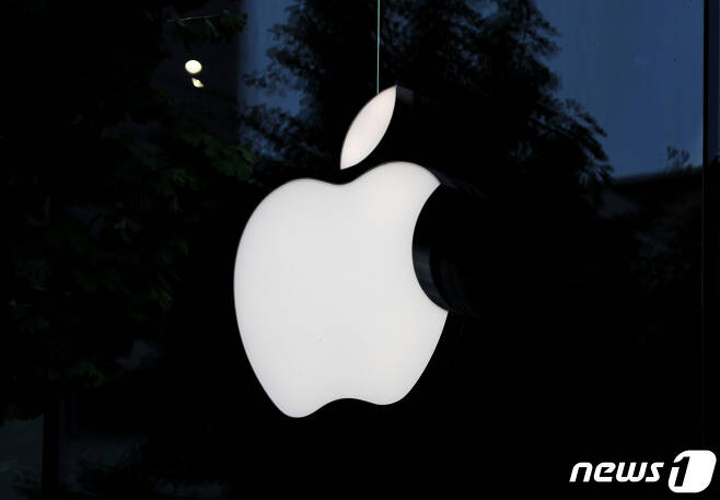 국내 애플 매장의 로고 모습. 2020.8.24/뉴스1 © News1 이성철 기자