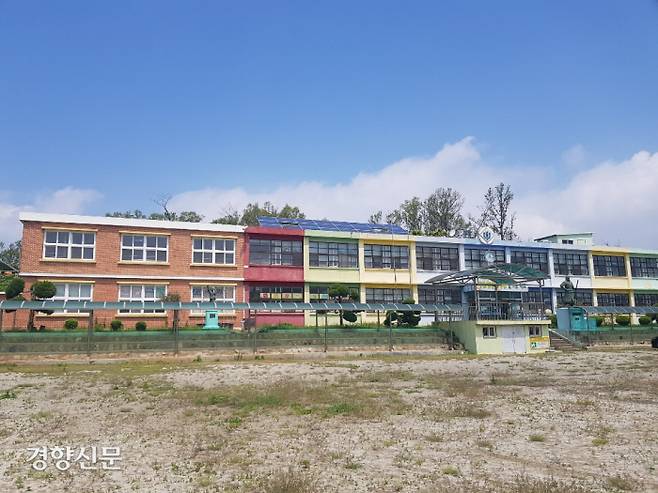 2023년 인천평화학교로 다시 태어날 강화 난정초등학교 모습.|인천교육청 제공