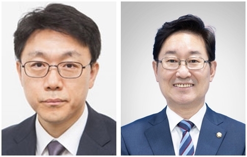 김진욱 고위공직자범죄수사처장 후보자(왼쪽)과 박범계 법무부 장관 내정자. © 뉴스1