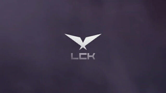 LCK의 새로운 공식 로고.