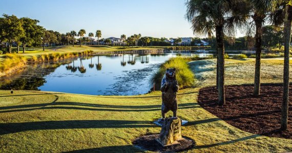 혼다클래식 개최지인 PGA내셔널 챔피언코스 '베어트랩(15~17번홀)'의 시작홀인 15번홀. /사진=PGA투어 홈페이지