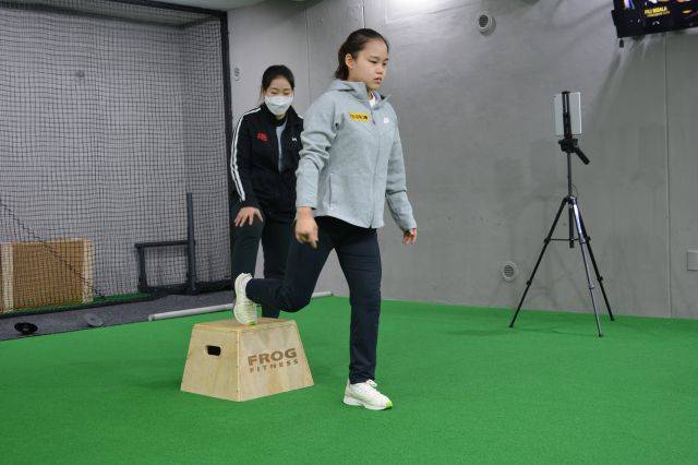 지난해 선수촌을 퇴촌한 뒤 사설 컨디셔닝센터에서 개인 훈련을 하는 여서정. 올댓스포츠 제공