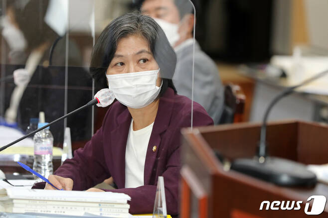 강민정 열린민주당 신임 원내대표. © News1 황희규 기자