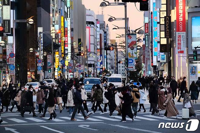 일본 도쿄.© AFP=뉴스1