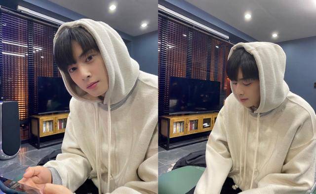 차은우가 잘생긴 외모로 시선을 모았다. 차은우 SNS 제공