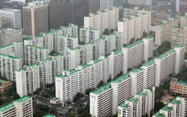 지난해 8월 서울 63아트에서 바라본 여의도 일대 구축 아파트 모습. /사진=연합뉴스