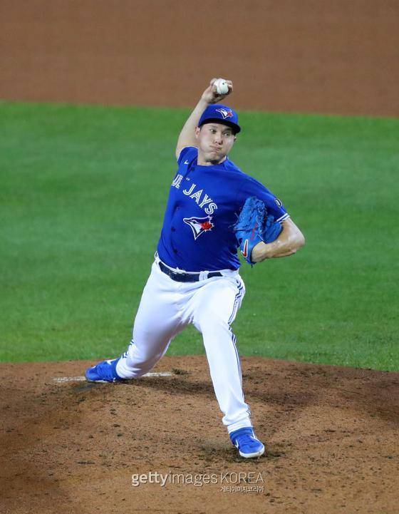 선발 연착륙에 도전하는 토론토의 네이트 피어슨. 게티이미지