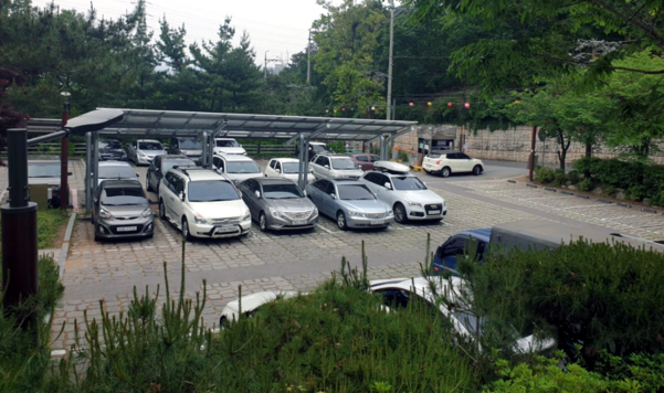 지난해 7월 감정가 약 4.5배로 주차장 운영권이 낙찰된 서울 광진구 아차산주차장. /광진구청 제공