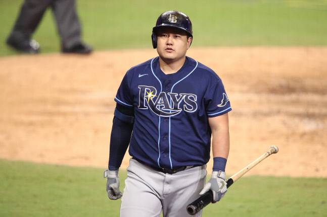 탬파베이 최지만이 구단과 연봉협상에 실패해 연봉조정 위원회에 연봉조정을 신청했다. 샌디에이고 | AFP연합뉴스