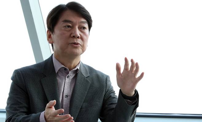 박영선 장관, 안철수 대표