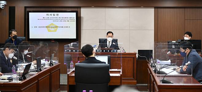제6차 장자·용정일반산업단지 분양에 관한 행정사무조사특별위원회 회의. / 사진제공=포천시의회