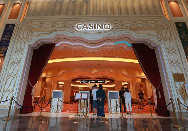 제주도 서귀포시에 있는 제주신화월드의 외국인 전용 카지노 모습. 2018년 8월 사진./조선DB