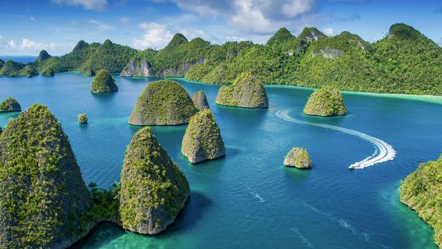 인도네시아 서부파푸아주의 라자암팟. 주블루다이빙닷컴 캡처