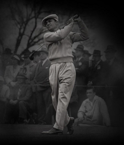 골프 역사상 가장 위대한 선수 중 한 명인 벤 호건의 스윙 모습. 벤 호건 재단 홈페이지 캡처