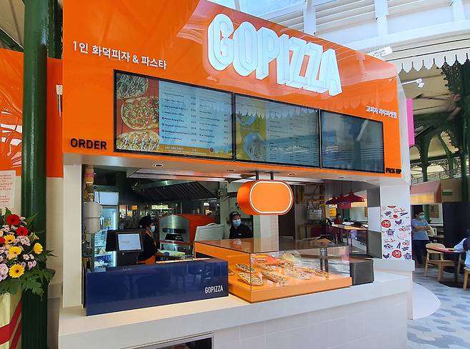 Gopizza outlet in Lau Pa Sat in Singapore. (Gopizza)