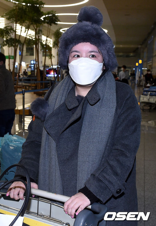 [OSEN=인천공항, 최규한 기자]에이미가 입국장으로 들어서고 있다. / dreamer@osen.co.kr
