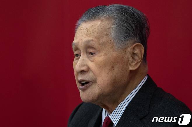 모리 요시로 일본 도쿄올림픽 조직위원장 <자료사진> © AFP=뉴스1