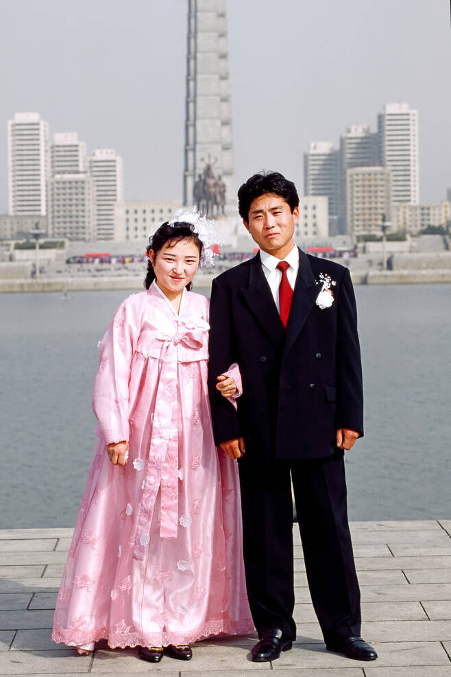 북한의 신혼부부. 임종진 제공