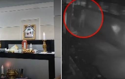 A씨의 빈소와 사고 당시 장면이 담긴 CCTV. 채널A, JTBC