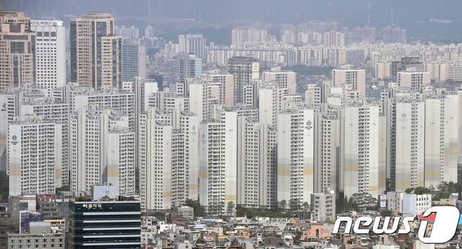 서울의 아파트 전경.(뉴스1 자료사진)© News1 민경석 기자