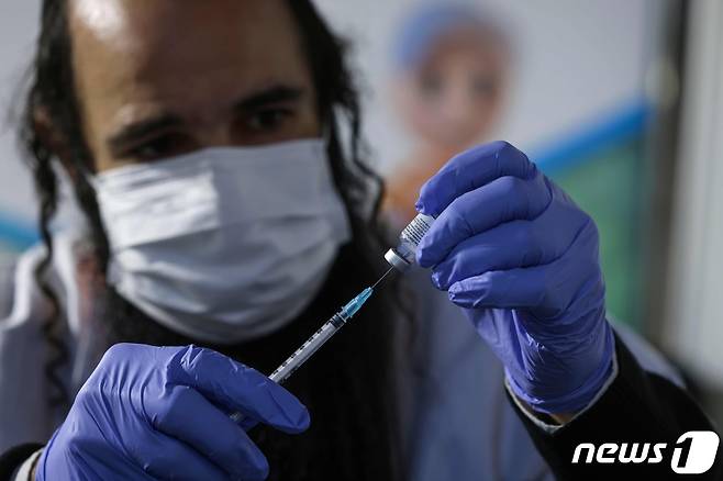 이스라엘 백신 접종. (자료사진) © AFP=뉴스1