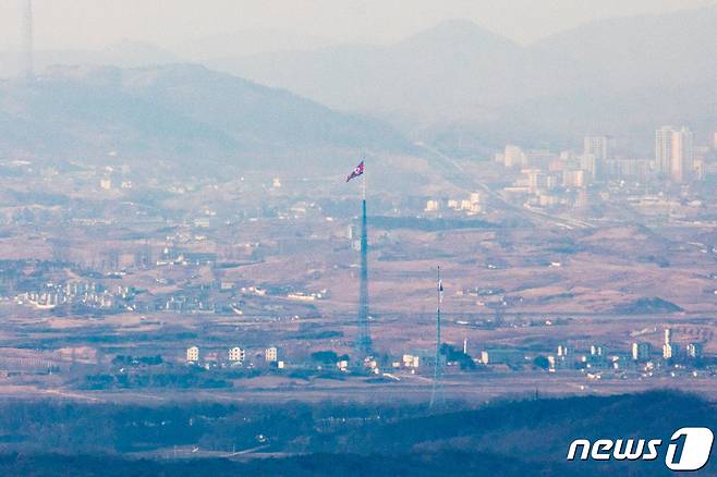 북한 접경지역. 2021.1.4/뉴스1 © News1 유승관 기자