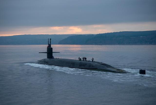 오하이오급 핵추진 전략잠수함 펜실베이니아호. 미 해군 홈페이지
