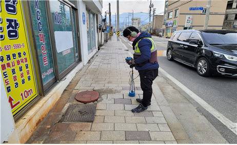 강원 속초시에서 상수도 현대화사업 일환으로 추진하는 누수탐사 용역. (사진=속초시청 제공)