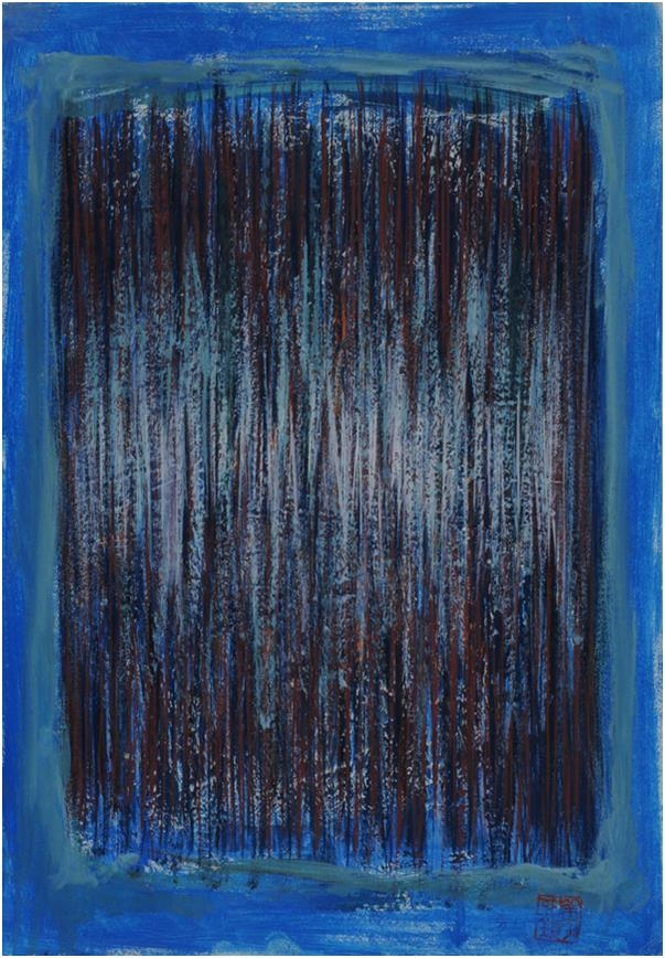강국진, Untitled, Oil on paper, 39.5 x 27.5 cm, 1981 [금산갤러리 제공. 재판매 및 DB 금지]
