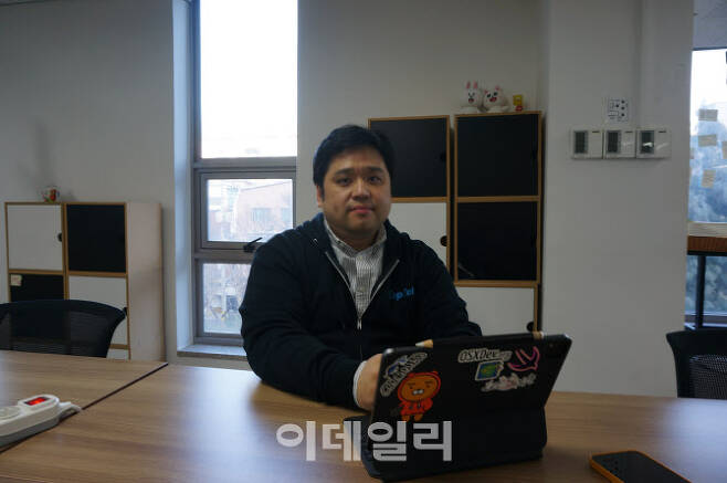 개발자·소프트웨어 교육 업체인 코드스쿼드의 김정 대표는 경쟁이 아닌 협업을 통한 교육을 강조했다. (사진= 장영은 기자)